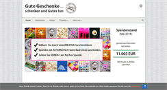 Desktop Screenshot of gutegeschenke.com